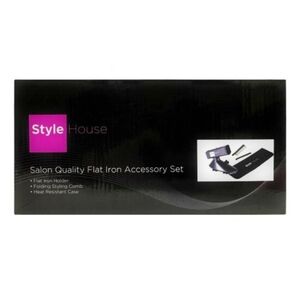 Style House Salon Quality Flat Iron Accessory Set